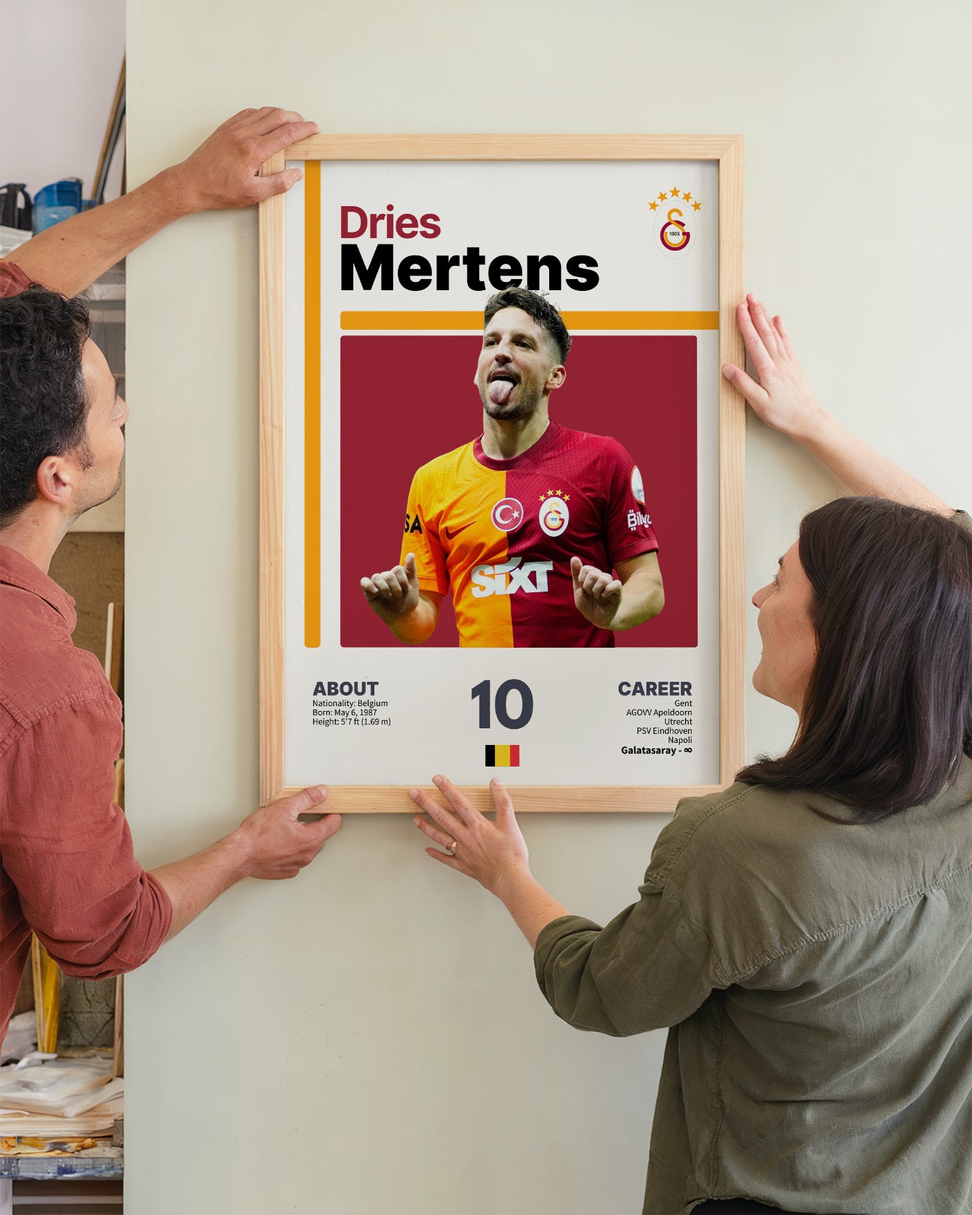 Dries Mertens X Tasarım Tablo