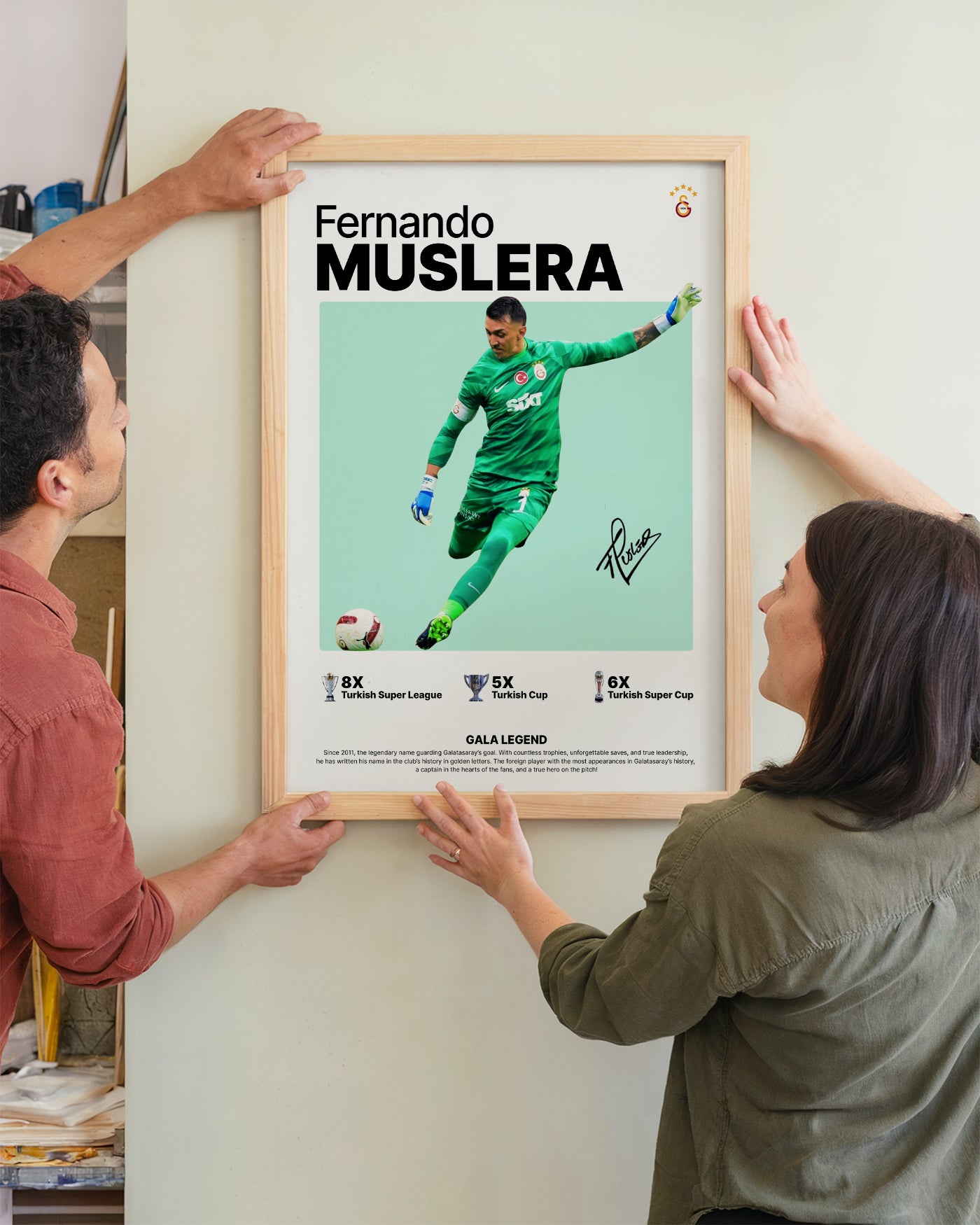 Fernando Muslera Tasarım Tablo