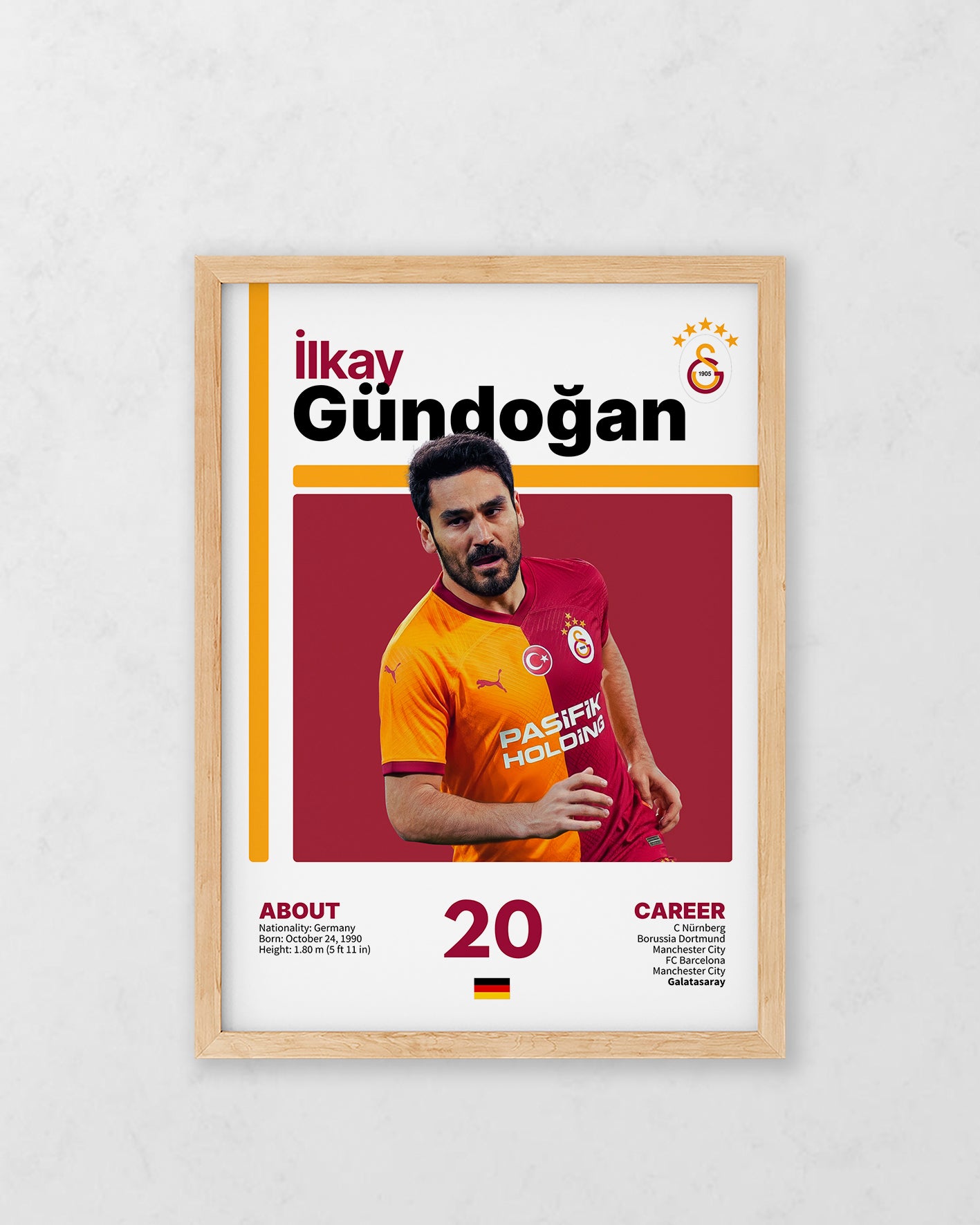 Info Series İlkay Gündoğan Tasarım Tablo