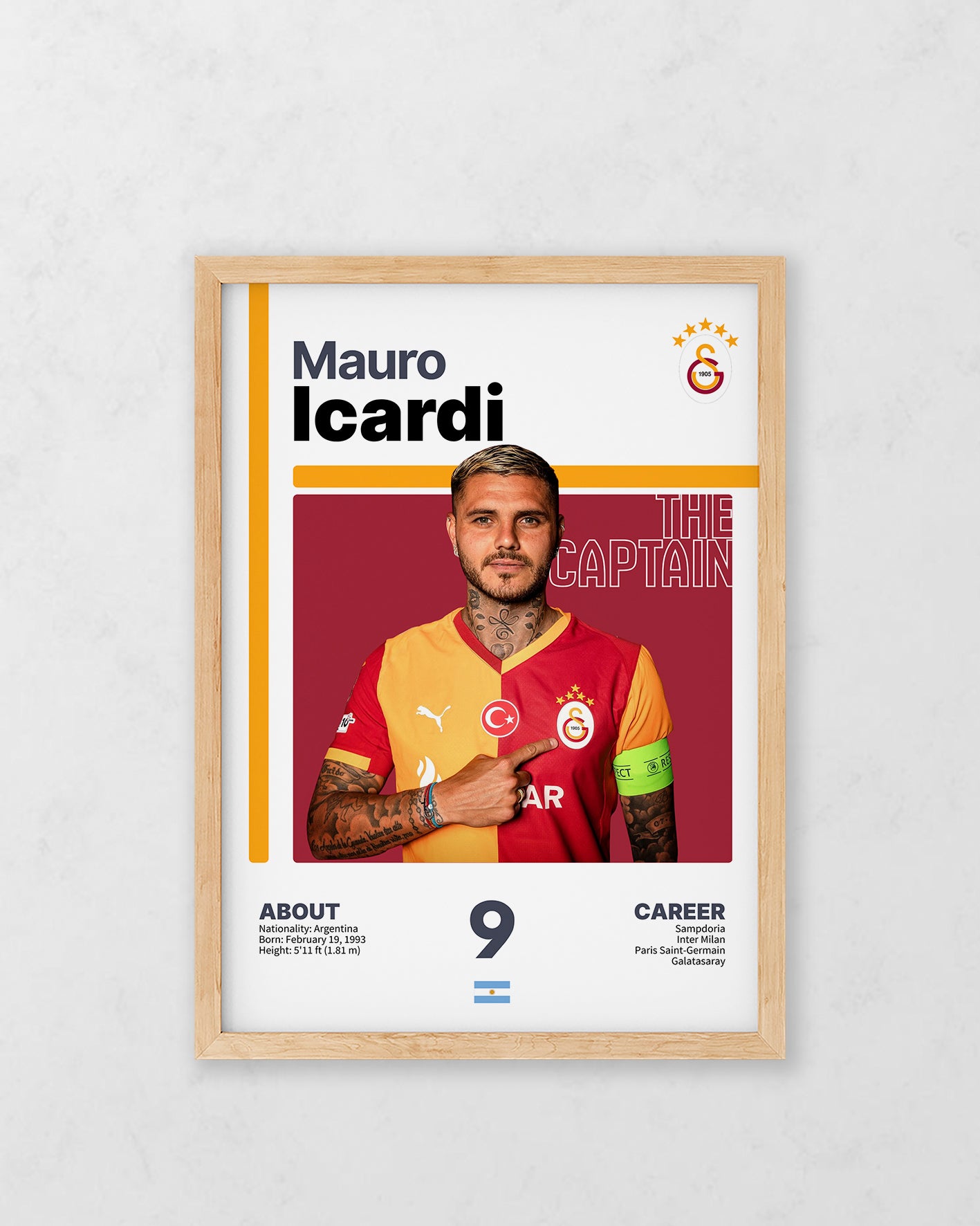 Mauro Icardi X Tasarım Tablo