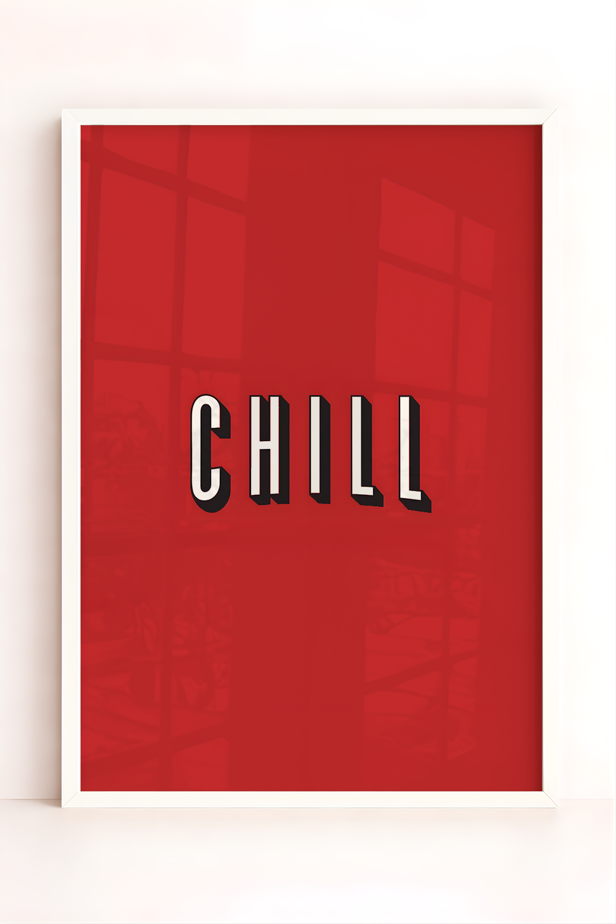 Chill Tasarım Tablo, Genç Odası, Kırmızı Tablo