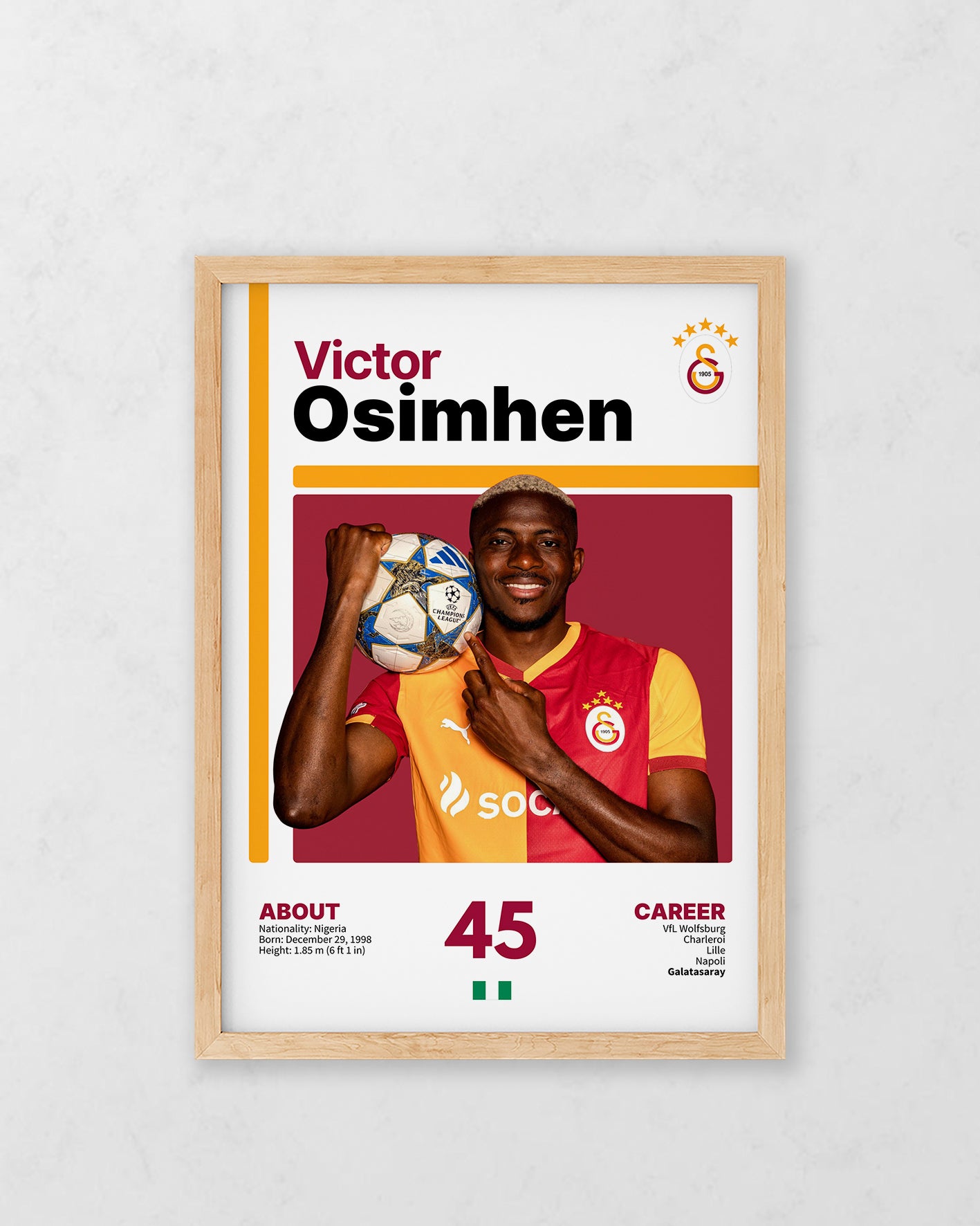 Victor Osimhen X Tasarım Tablo