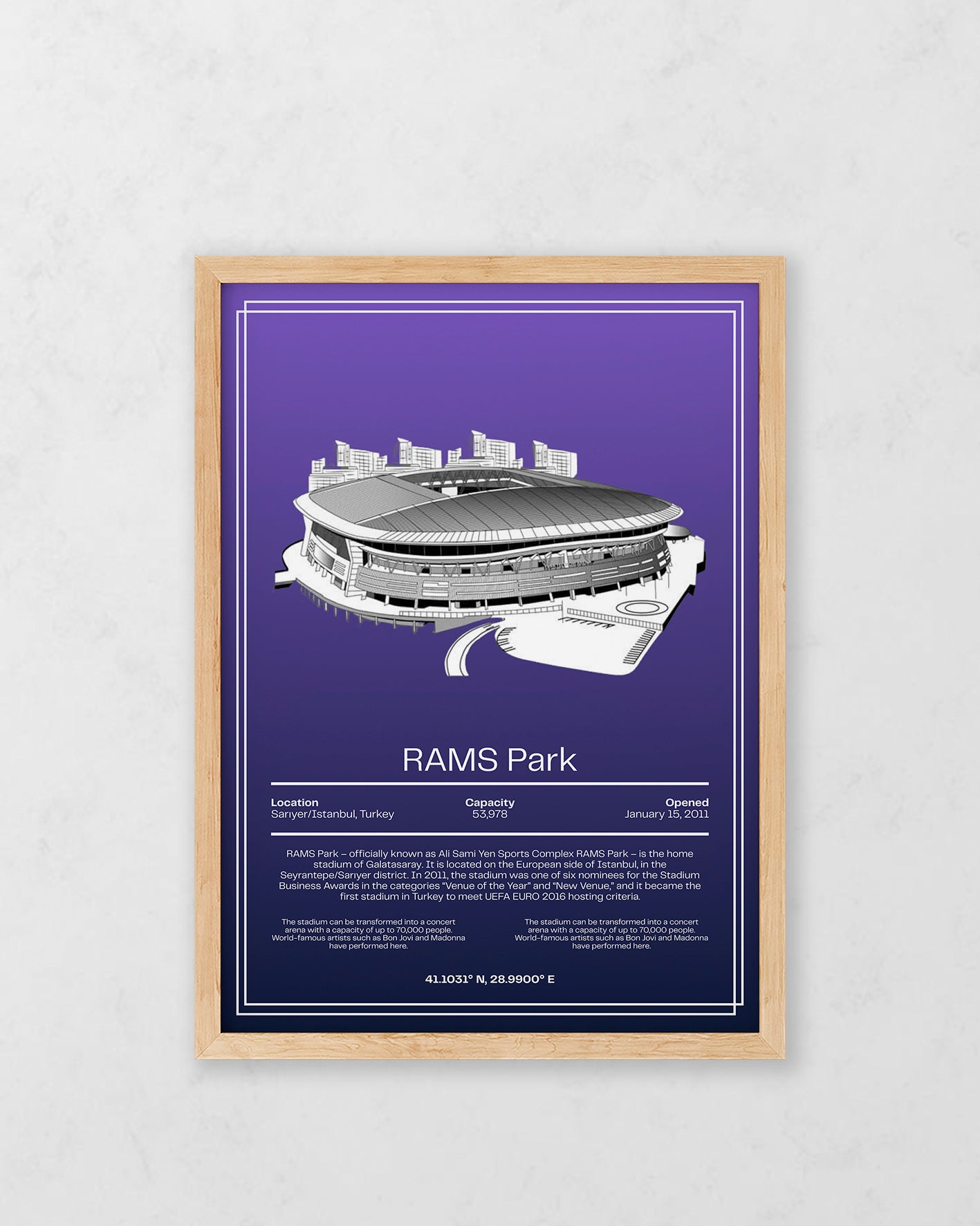 Rams Park Stadyum Tasarım Tablo