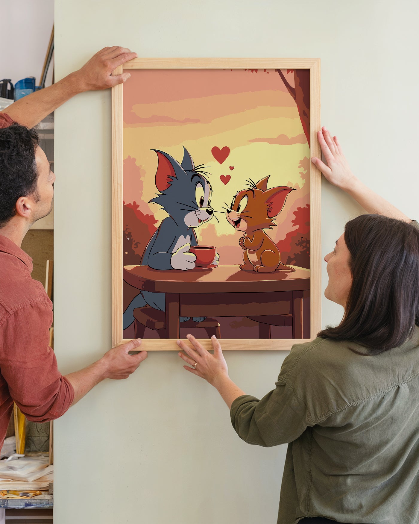 Tom ve Jerry Tasarım Tablo