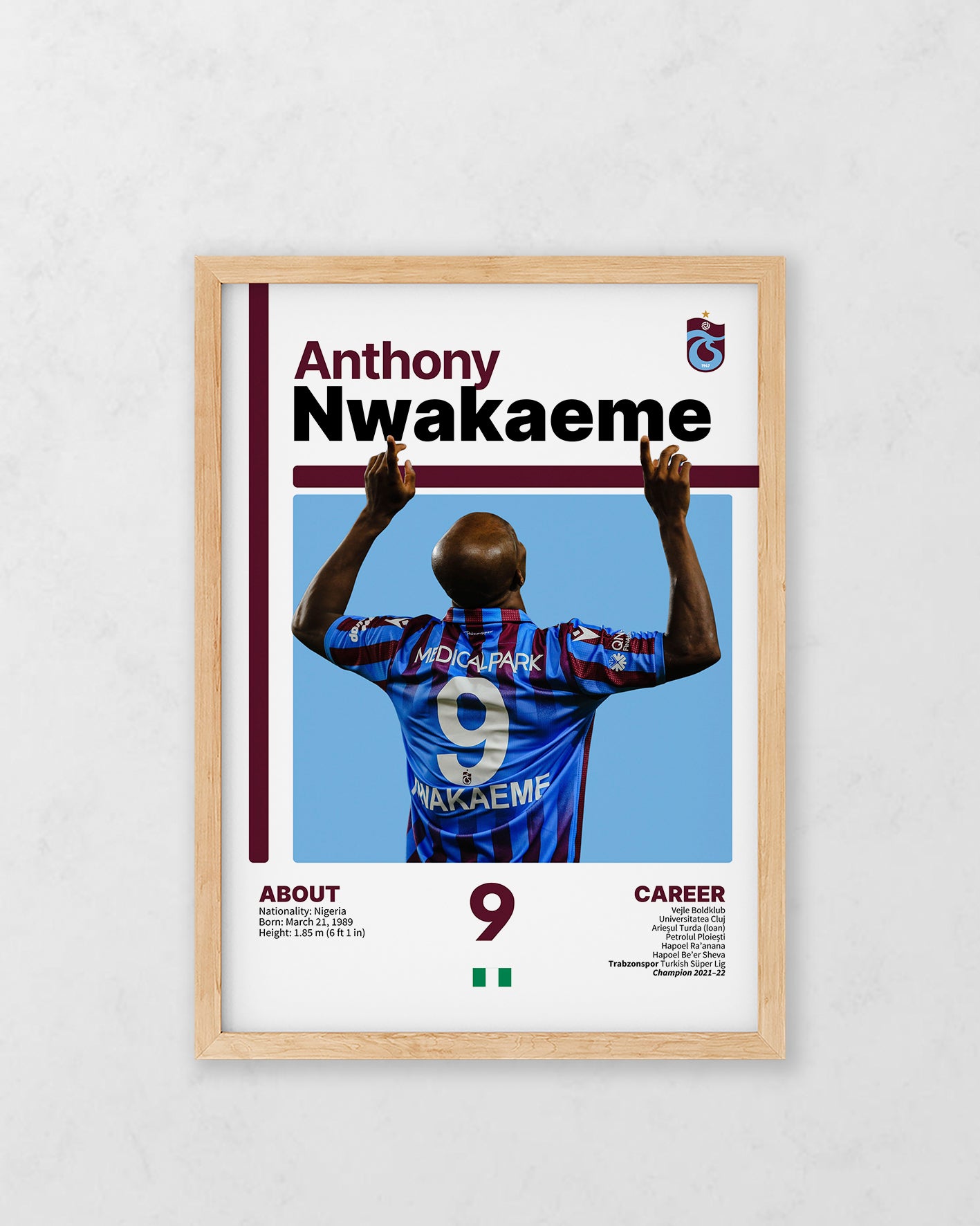 Anthony Nwakaeme Tasarım Tablo