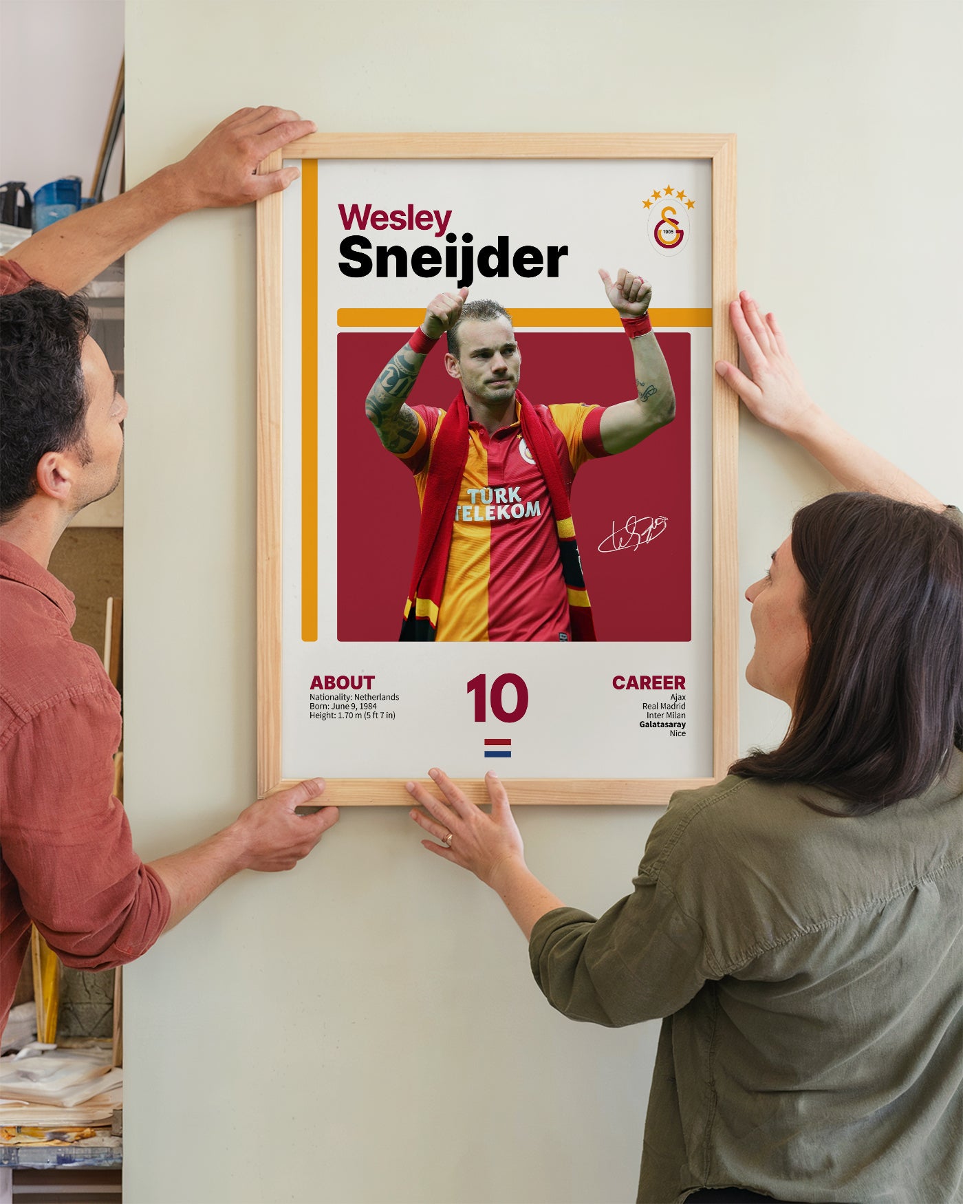 Wesley Sneijder Tasarım Tablo