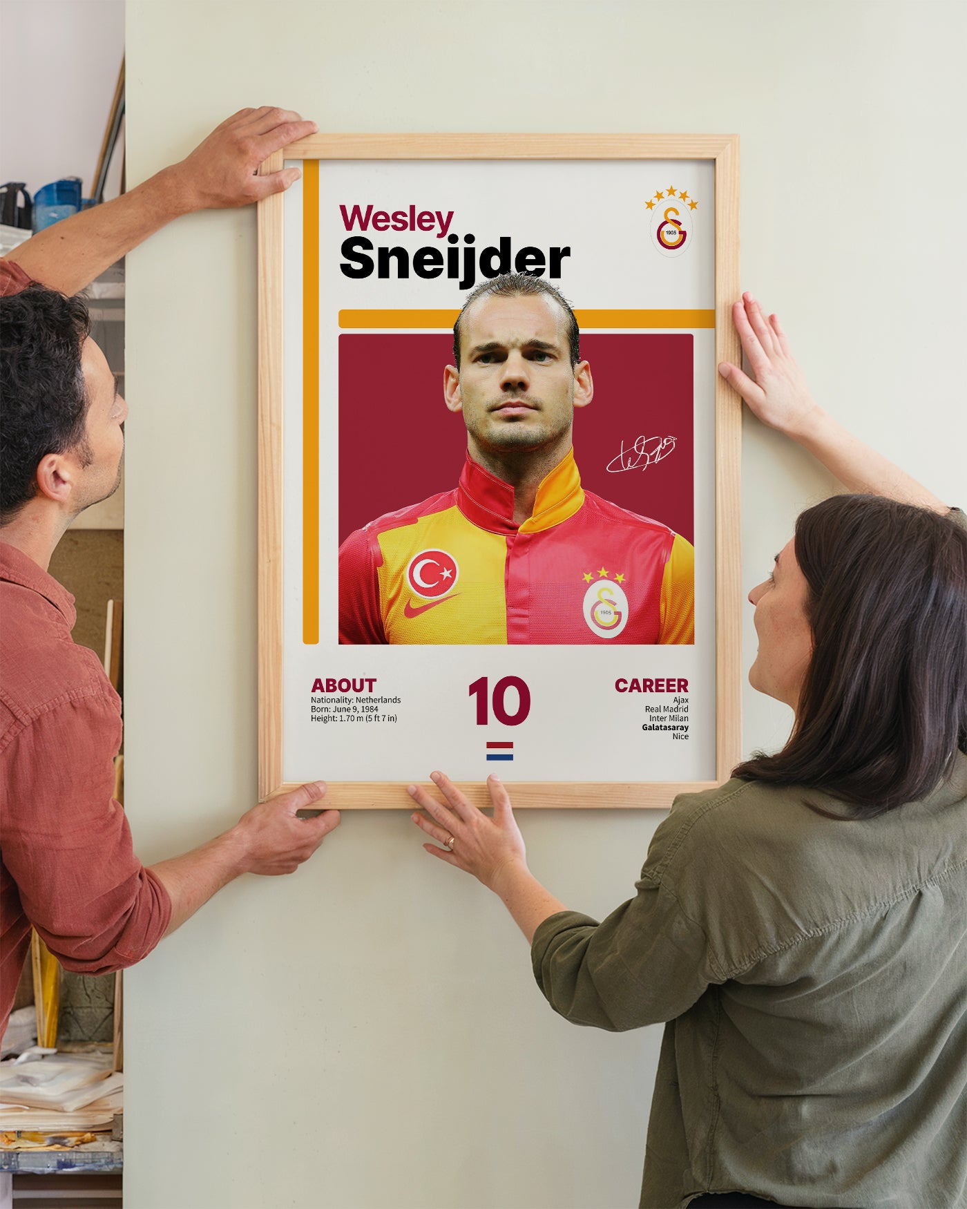 Wesley Sneijder X Tasarım Tablo