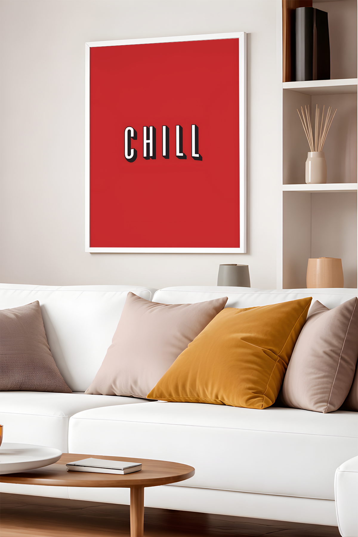 Chill Tasarım Tablo, Genç Odası, Kırmızı Tablo