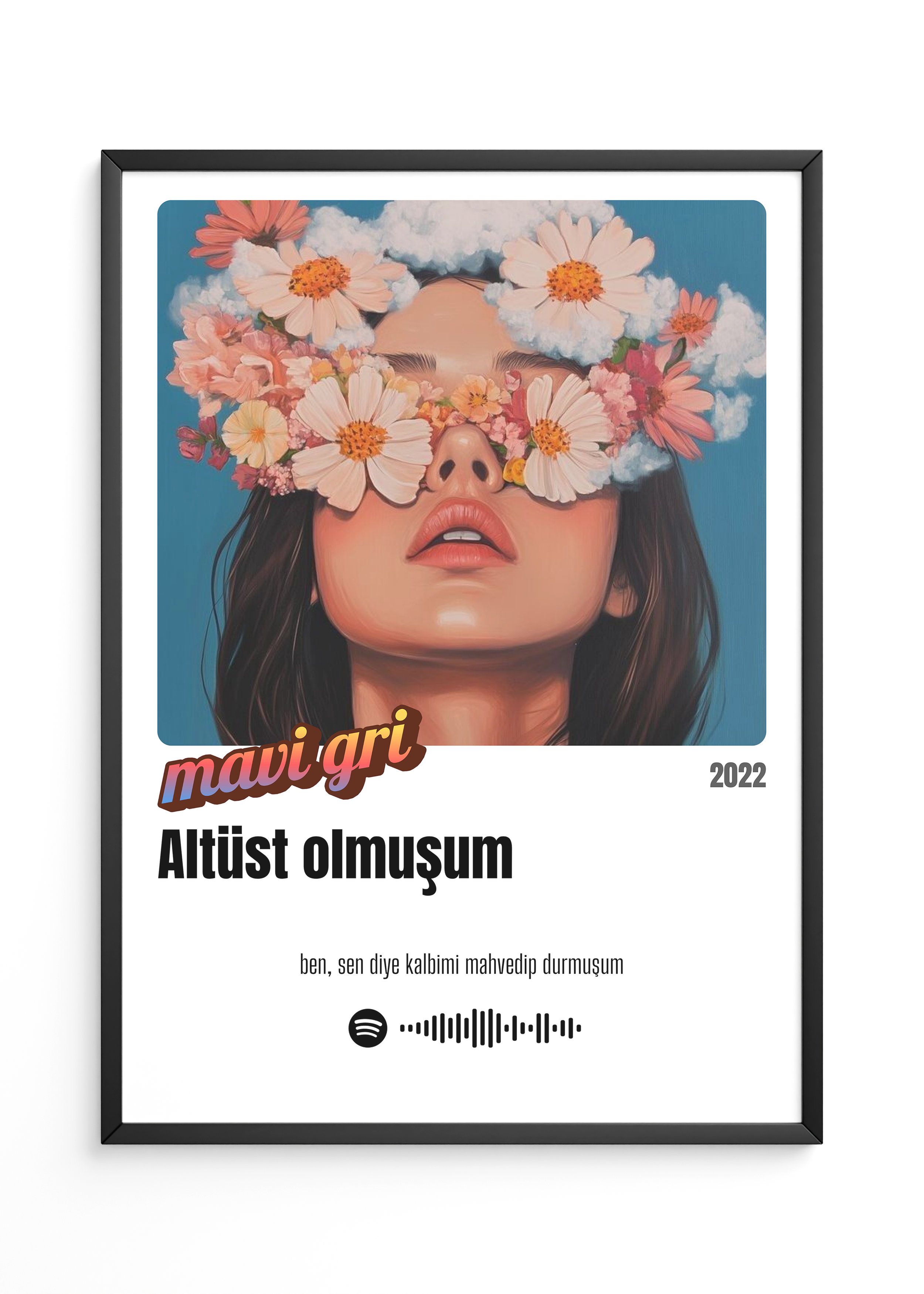Mavi Gri - Altüst Olmuşum Tasarım Tablo