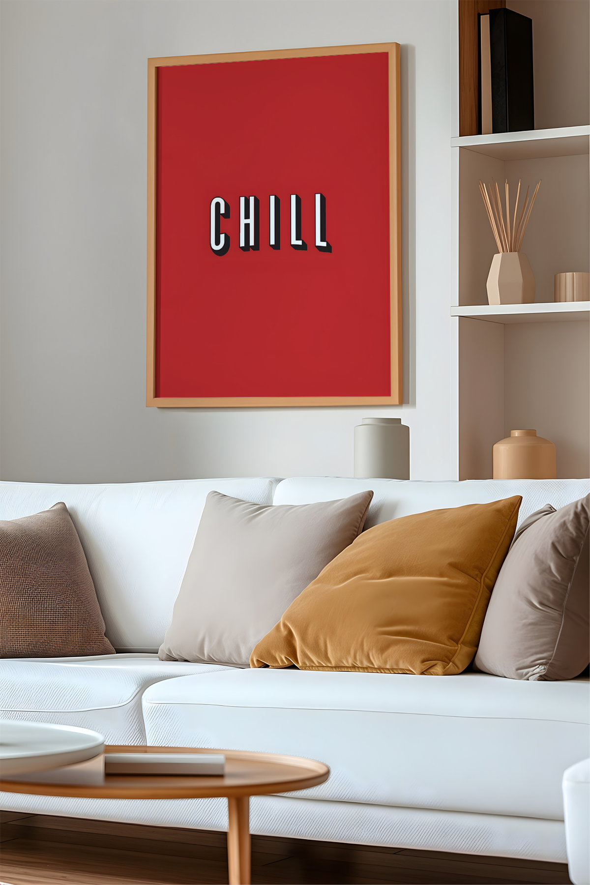Chill Tasarım Tablo, Genç Odası, Kırmızı Tablo