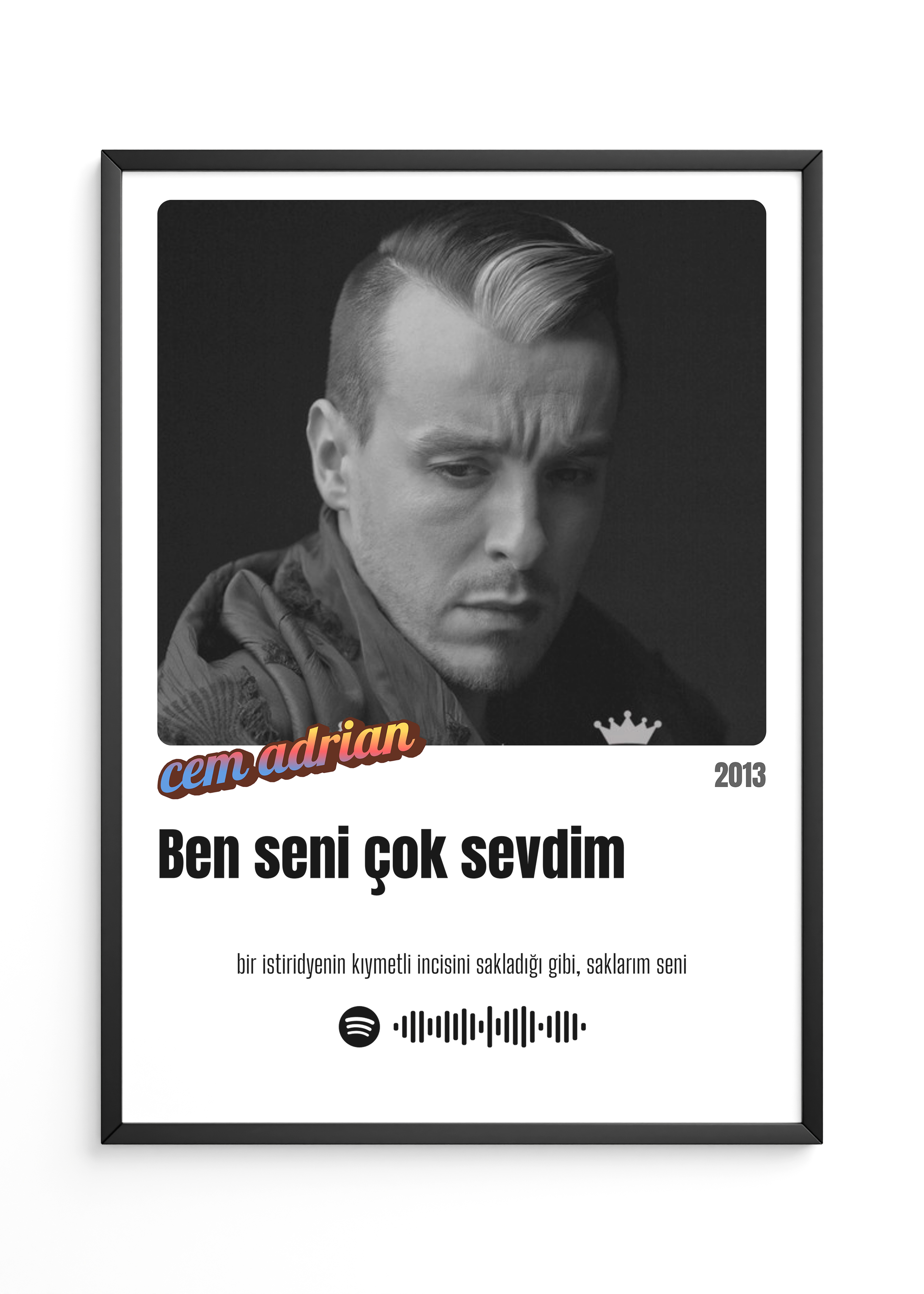Cem Adrian - Ben Seni Çok Sevdim Tasarım Tablo