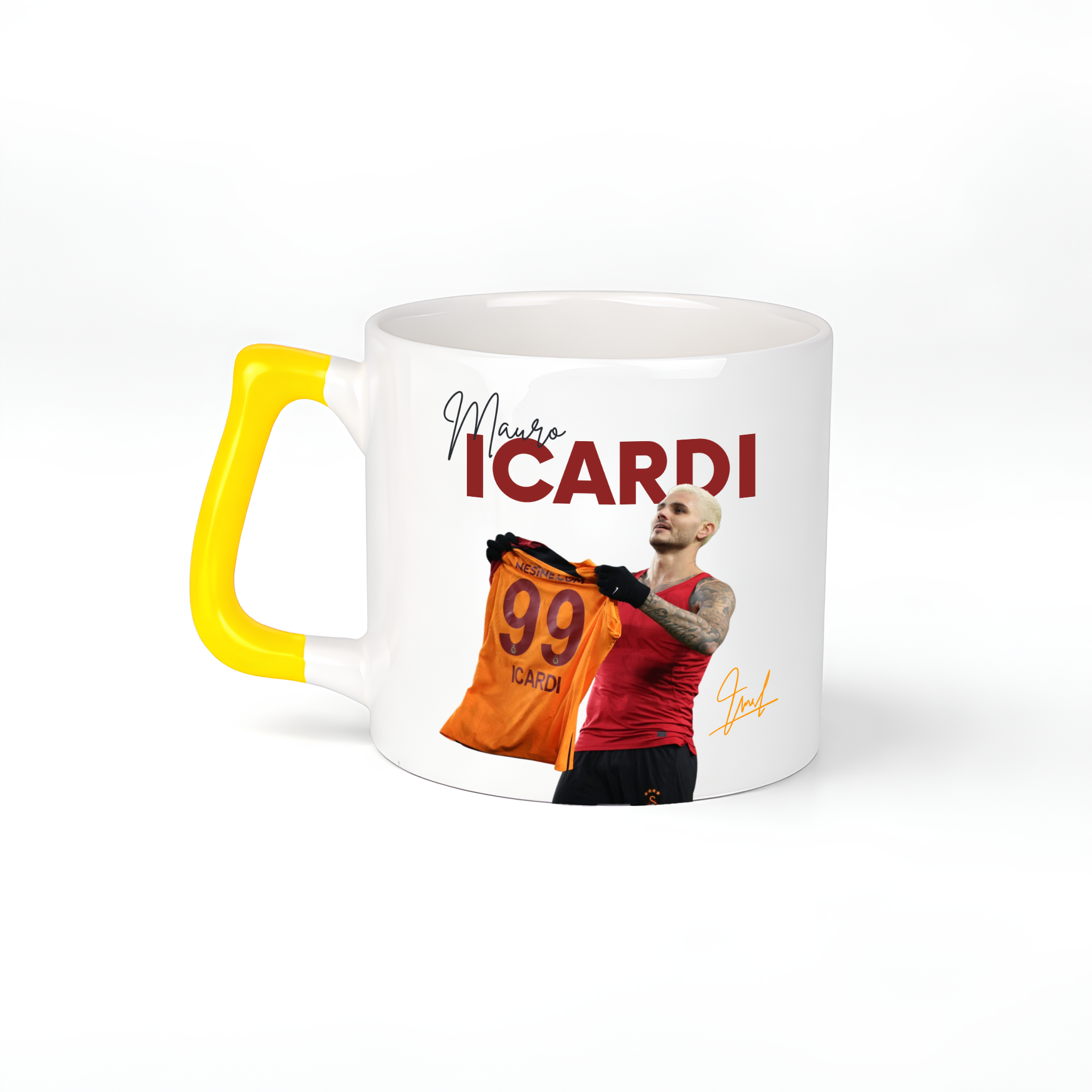 Icardi Tasarım Dijital İmzalı Kupa Bardak