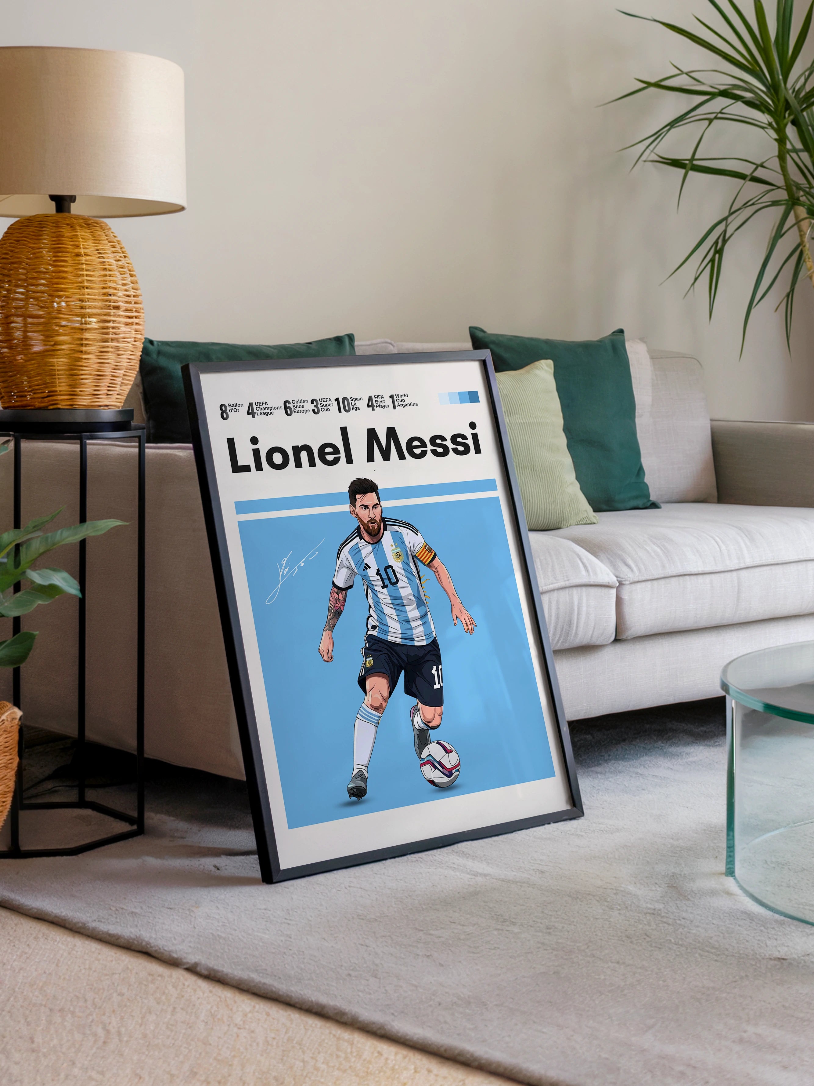 Messi Arjantin Tasarım Tablo