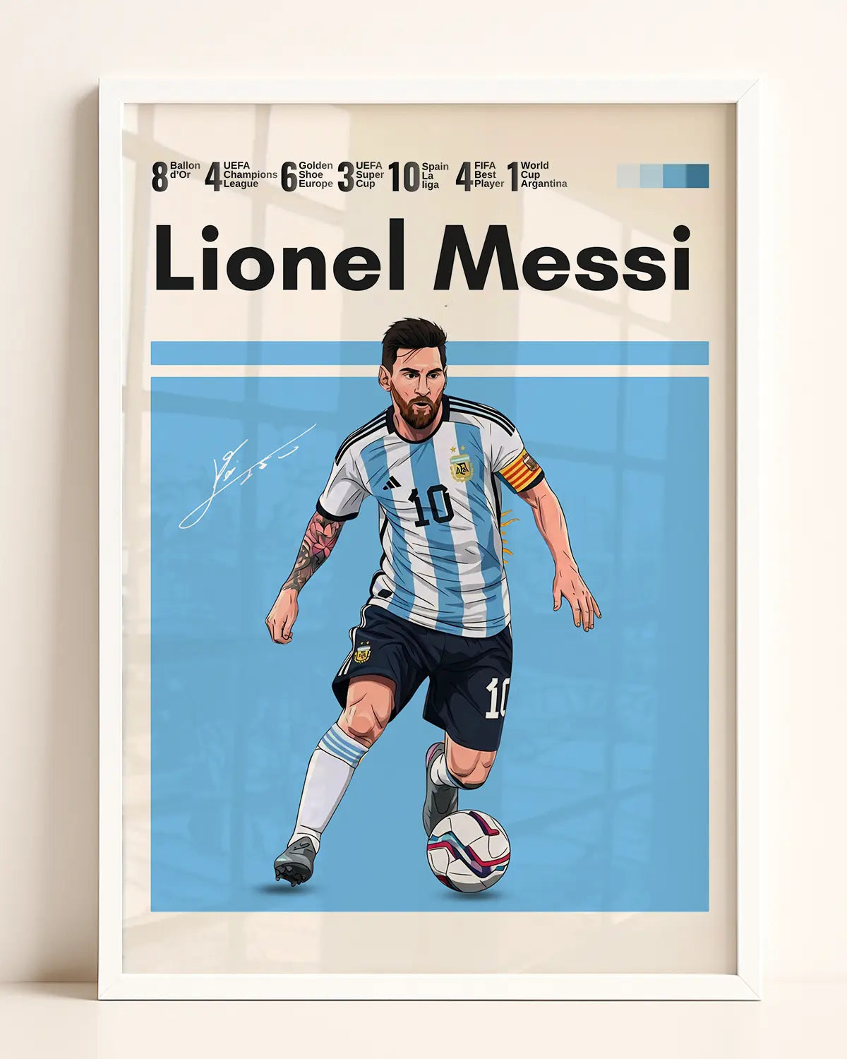 Messi Arjantin Tasarım Tablo