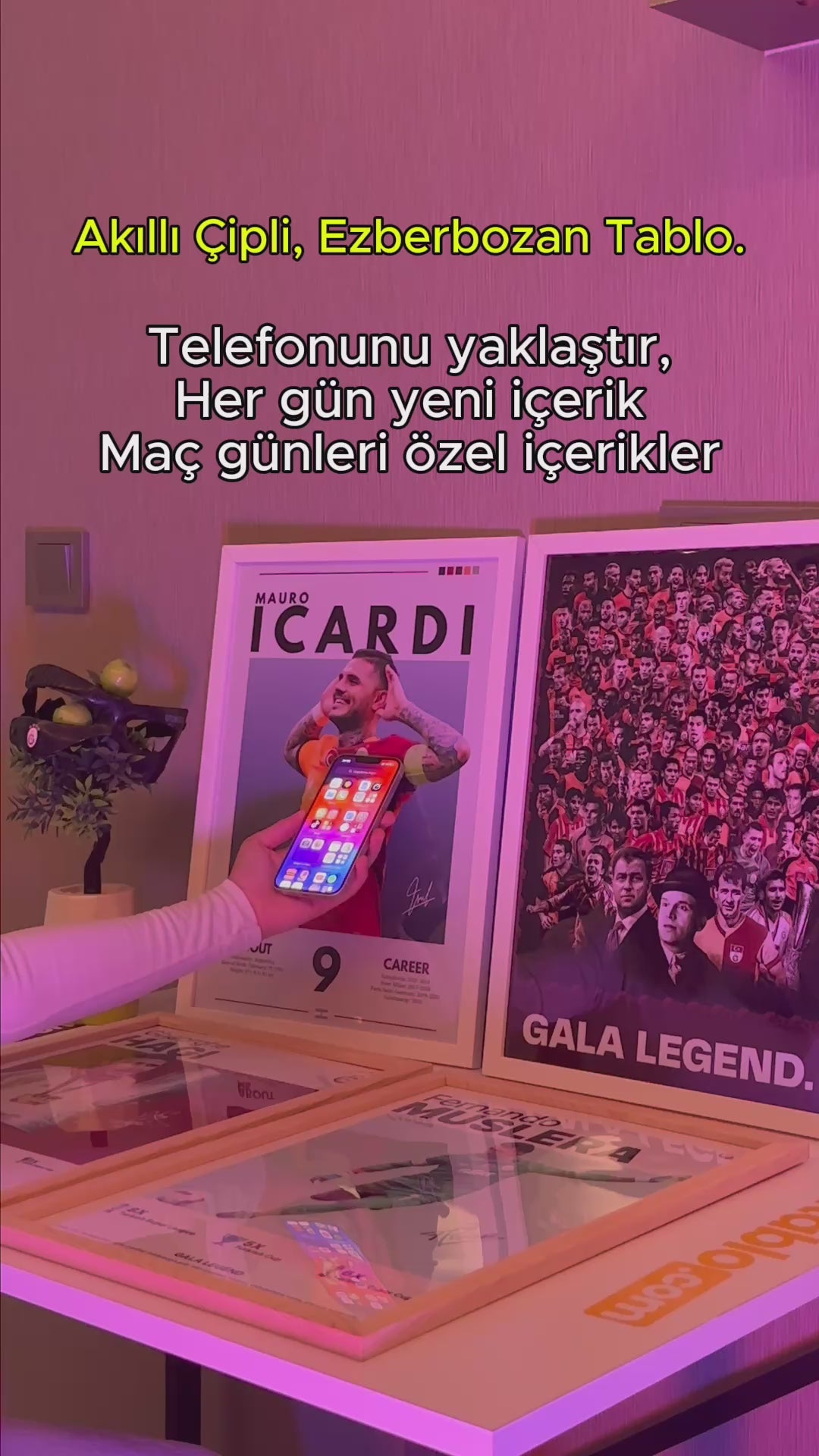 Akıllı Çip Entegreli Mauro Tasarım Tablo