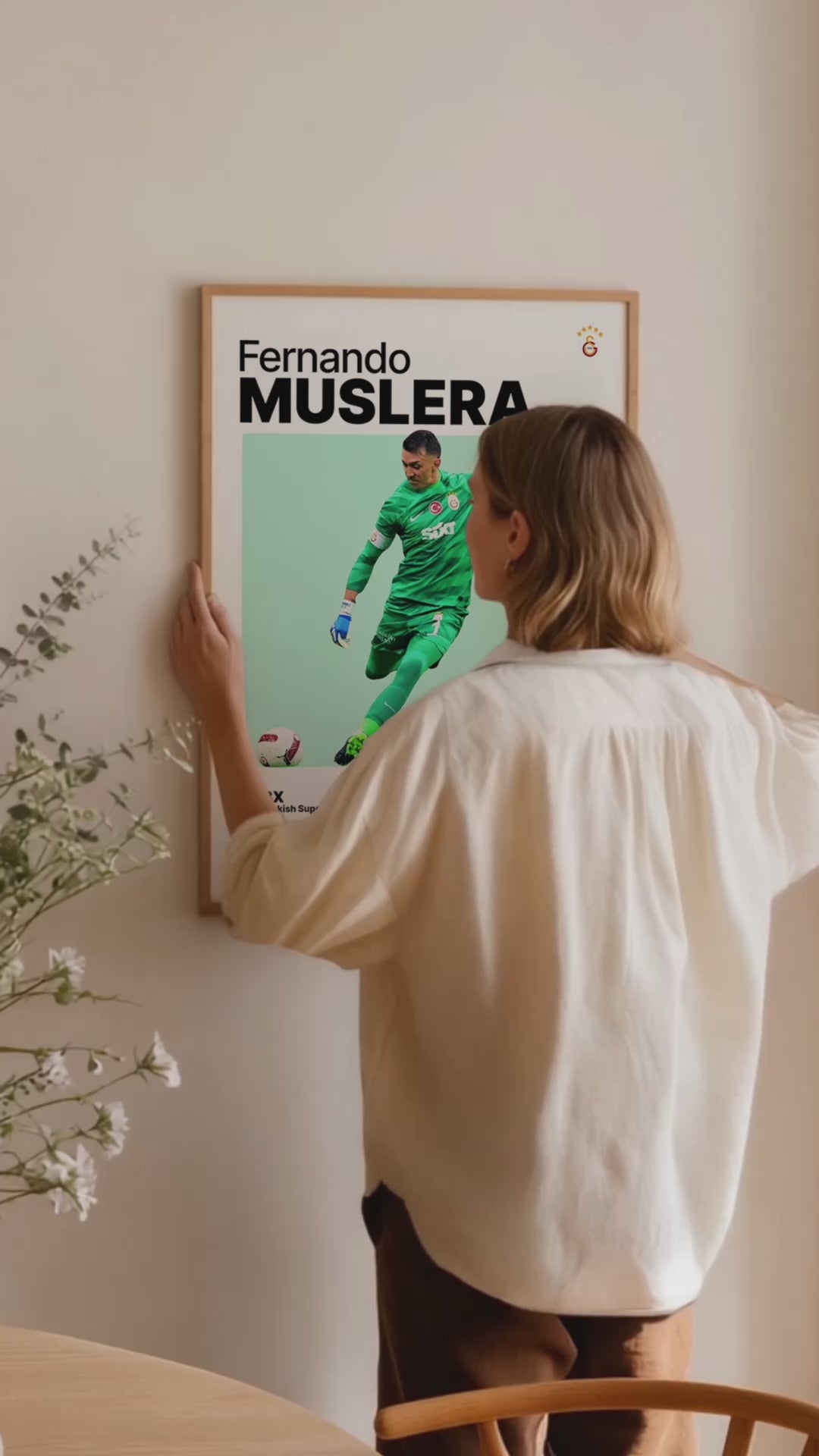 Fernando Muslera Dijital İmzalı Tasarım Tablo