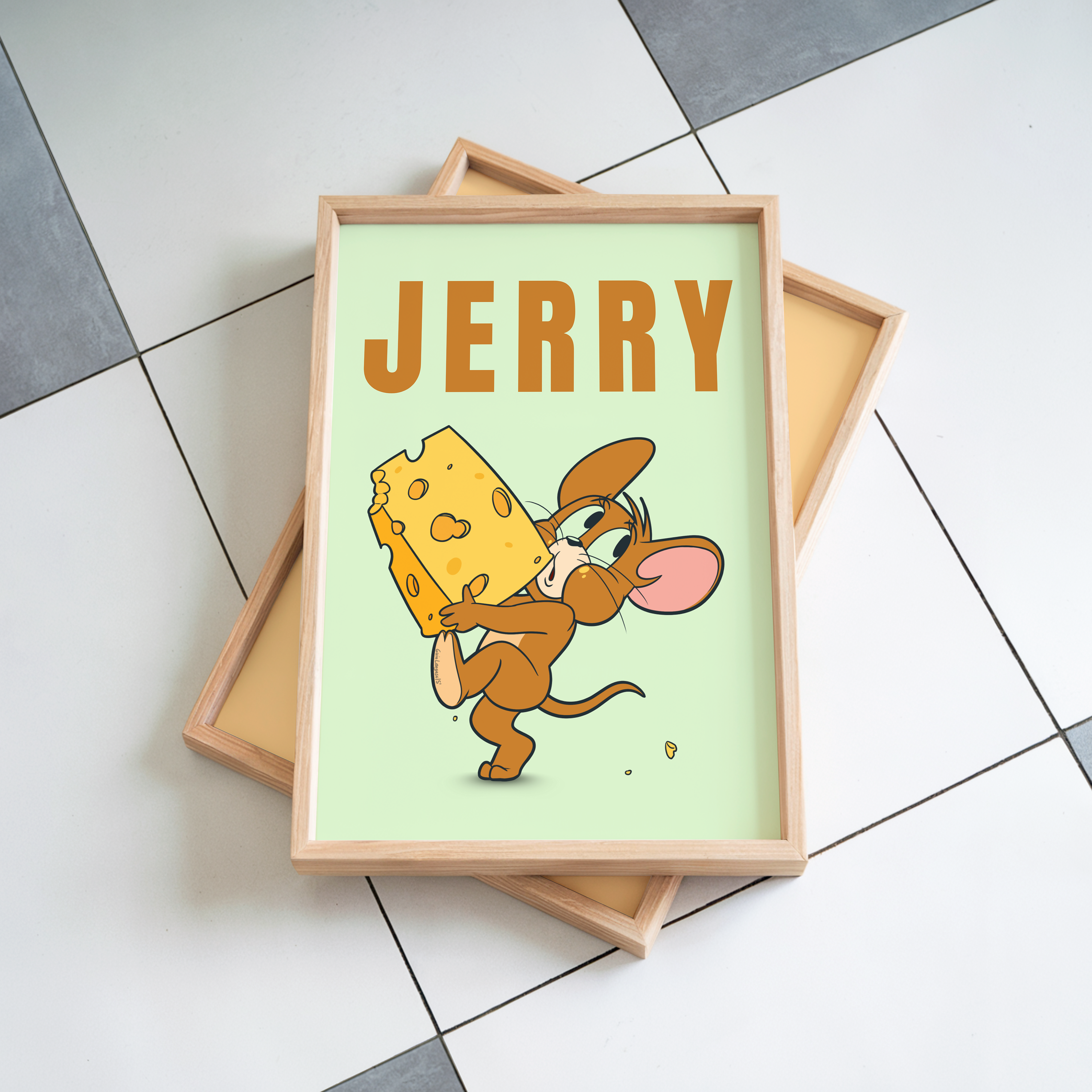 Tom & Jerry Tasarım Tablo 2'li Set