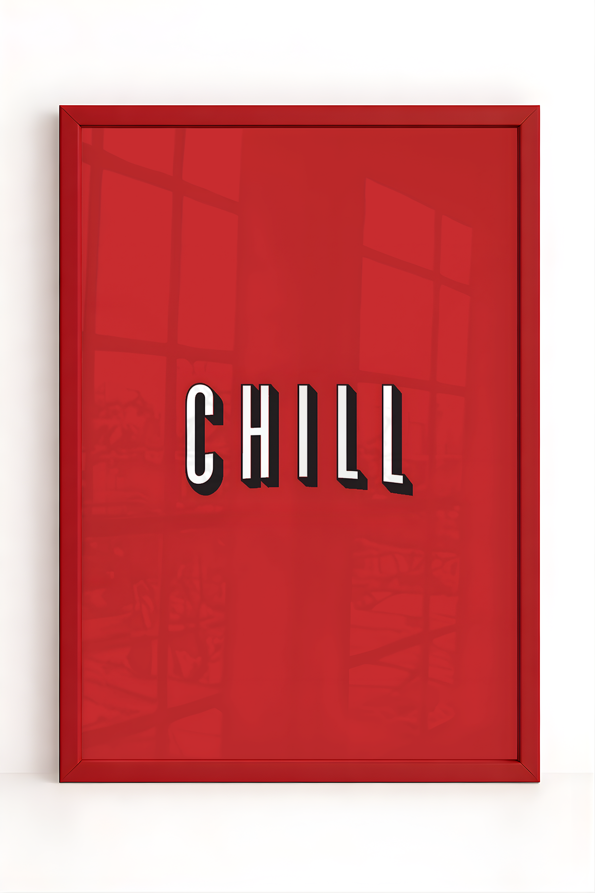Chill Tasarım Tablo, Genç Odası, Kırmızı Tablo
