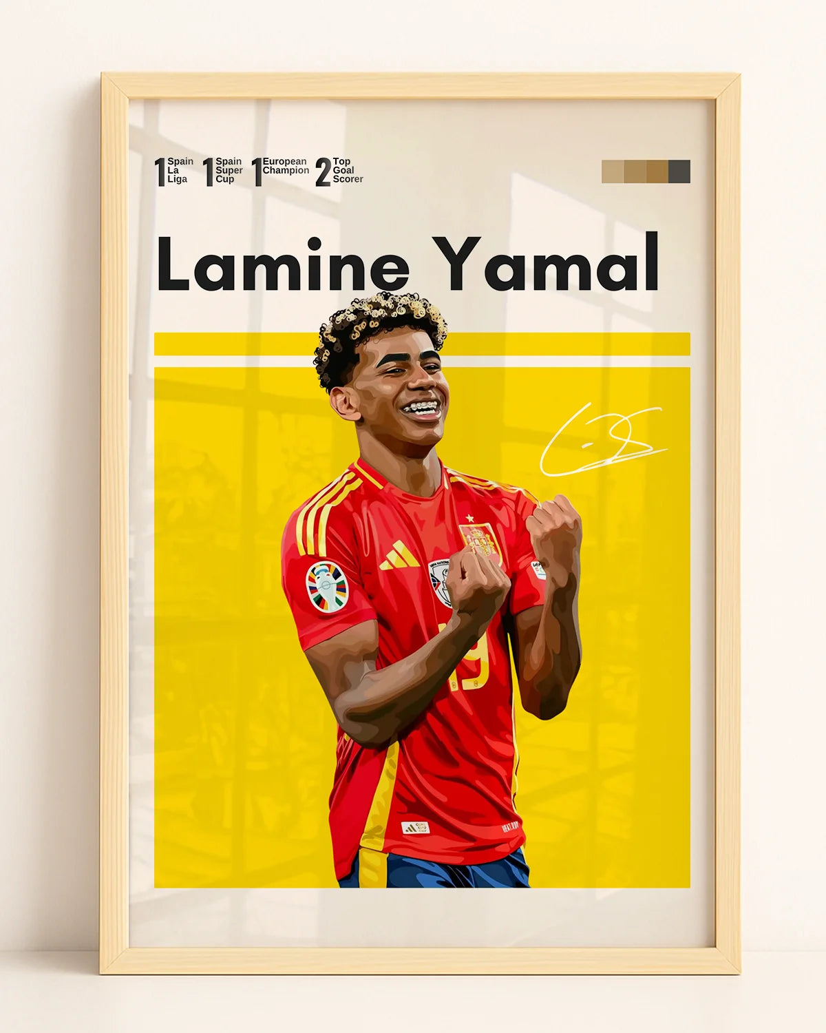 Lamine Yamal Tasarım Tablo