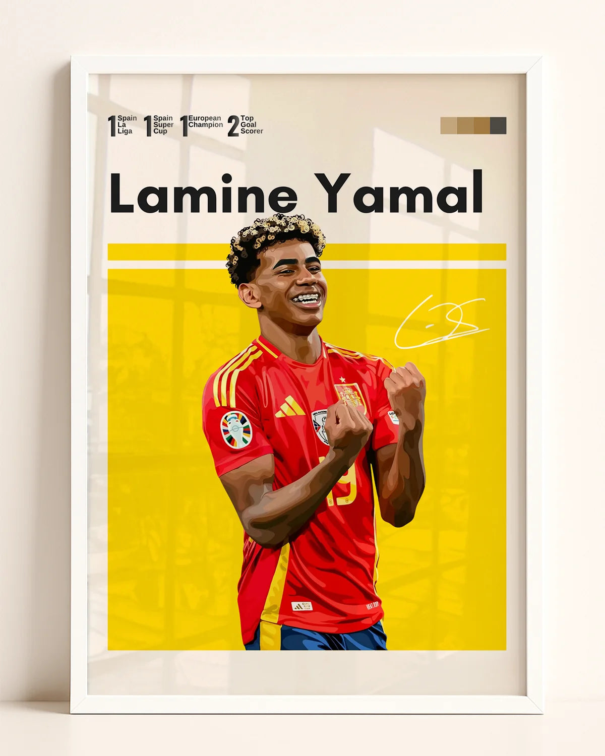 Lamine Yamal Tasarım Tablo