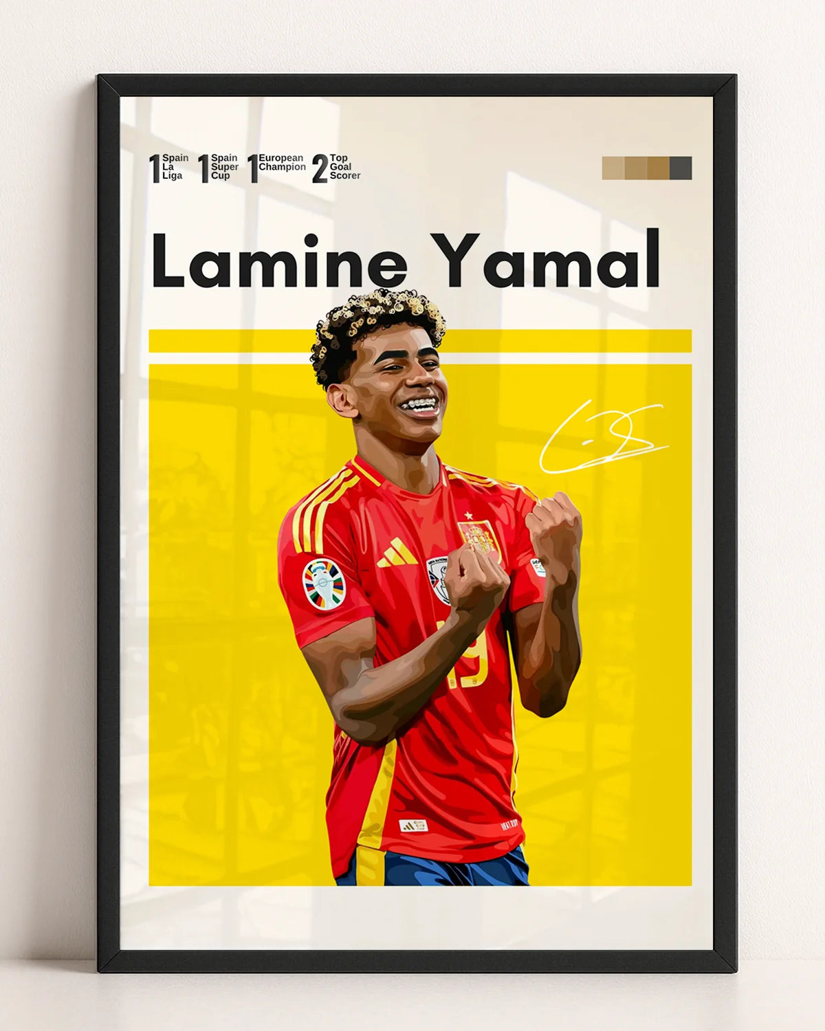 Lamine Yamal Tasarım Tablo